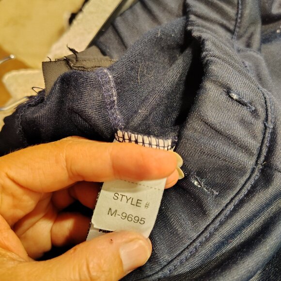 Mudd Sport Activewear Workout Pants Size Large Junior's Blue Polyester Y2K - Picture 10 of 11